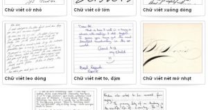 Đoán tính cách qua nét chữ 1 Đoán tính cách qua nét chữ